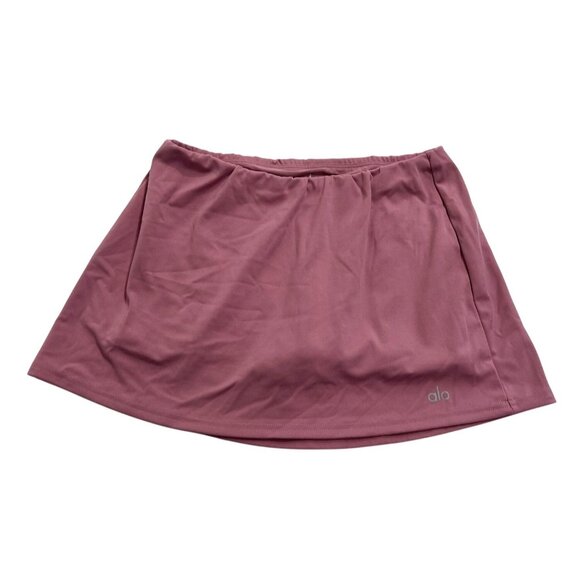 ALO Yoga Softsculpt Precision Mini Skirt in Pink Wild Rose - Picture 1 of 7